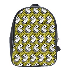 Memphis-seamless4-[converted5]redbubble8192 School Bag (large) by elchino