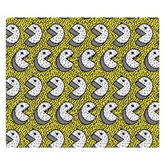 Memphis-seamless4-[converted5]redbubble8192 Double Sided Flano Blanket (small)  by elchino