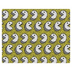 Memphis-seamless4-[converted5]redbubble8192 Double Sided Flano Blanket (medium)  by elchino