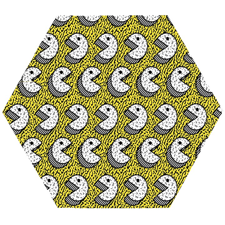 Memphis-seamless4-[converted5]redbubble8192 Wooden Puzzle Hexagon