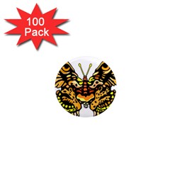 Bigcat Butterfly 1  Mini Magnets (100 Pack)  by IIPhotographyAndDesigns