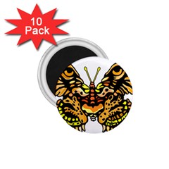 Bigcat Butterfly 1 75  Magnets (10 Pack)  by IIPhotographyAndDesigns