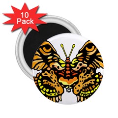 Bigcat Butterfly 2 25  Magnets (10 Pack)  by IIPhotographyAndDesigns