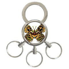 Bigcat Butterfly 3-ring Key Chain by IIPhotographyAndDesigns