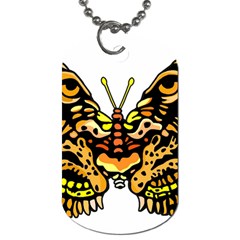 Bigcat Butterfly Dog Tag (two Sides) by IIPhotographyAndDesigns