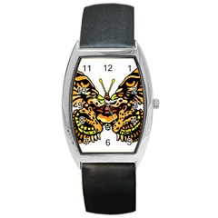 Bigcat Butterfly Barrel Style Metal Watch by IIPhotographyAndDesigns