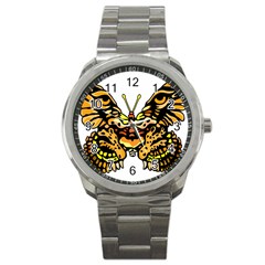 Bigcat Butterfly Sport Metal Watch by IIPhotographyAndDesigns