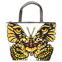 Bigcat Butterfly Bucket Bag by IIPhotographyAndDesigns