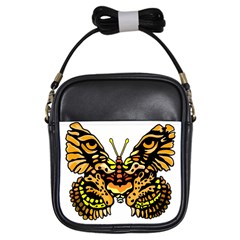 Bigcat Butterfly Girls Sling Bag by IIPhotographyAndDesigns