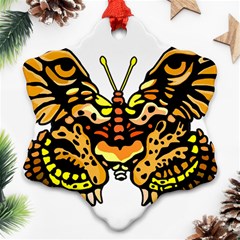 Bigcat Butterfly Snowflake Ornament (two Sides) by IIPhotographyAndDesigns