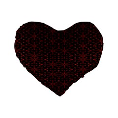 Spiro Standard 16  Premium Flano Heart Shape Cushions by Sparkle