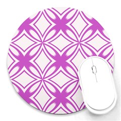 Great Vintage Pattern D Pattern 6-21-4 Round Mousepads by PatternFactory