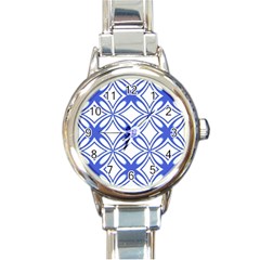 Pattern 6-21-4c Round Italian Charm Watch by PatternFactory