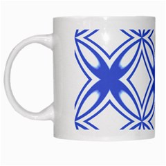 Pattern 6-21-4c White Mugs by PatternFactory