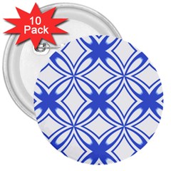 Pattern 6-21-4c 3  Buttons (10 Pack)  by PatternFactory