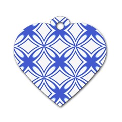 Pattern 6-21-4c Dog Tag Heart (one Side) by PatternFactory