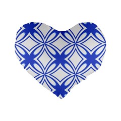 Pattern 6-21-4c Standard 16  Premium Flano Heart Shape Cushions by PatternFactory