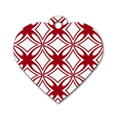 Pattern 6-21-4b Dog Tag Heart (one Side) by PatternFactory