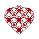 Pattern 6-21-4b Dog Tag Heart (Two Sides) Front