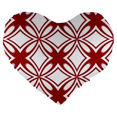 Pattern 6-21-4b Large 19  Premium Heart Shape Cushions by PatternFactory