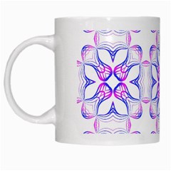 Pattern 6-21-5a White Mugs by PatternFactory