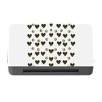 Hearts And Pearls For Love And Plants For Peace Memory Card Reader with CF Front