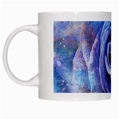 Watercolor-rose-flower-romantic White Mugs