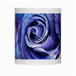 Watercolor-rose-flower-romantic White Mugs Center