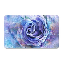 Watercolor-rose-flower-romantic Magnet (Rectangular)