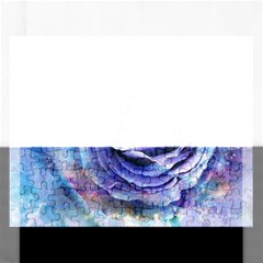 Watercolor-rose-flower-romantic Rectangular Jigsaw Puzzl