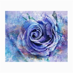 Watercolor-rose-flower-romantic Small Glasses Cloth by Sapixe