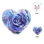 Watercolor-rose-flower-romantic Playing Cards Single Design (Heart) Front