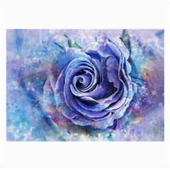 Watercolor-rose-flower-romantic Large Glasses Cloth by Sapixe