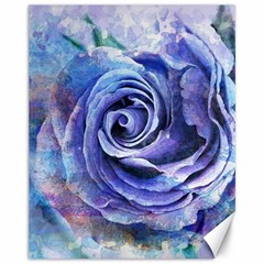 Watercolor-rose-flower-romantic Canvas 11  X 14  by Sapixe