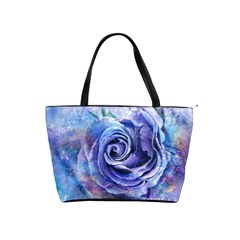 Watercolor-rose-flower-romantic Classic Shoulder Handbag by Sapixe