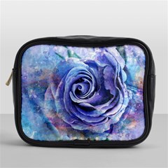 Watercolor-rose-flower-romantic Mini Toiletries Bag (One Side)