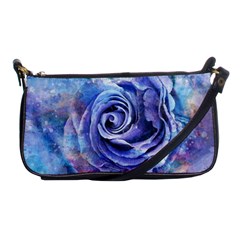 Watercolor-rose-flower-romantic Shoulder Clutch Bag