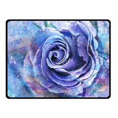 Watercolor-rose-flower-romantic Fleece Blanket (Small)