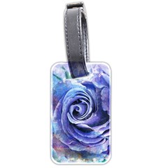 Watercolor-rose-flower-romantic Luggage Tag (two Sides) by Sapixe