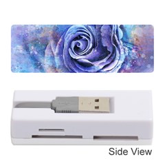 Watercolor-rose-flower-romantic Memory Card Reader (Stick)