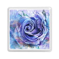 Watercolor-rose-flower-romantic Memory Card Reader (Square)