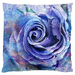 Watercolor-rose-flower-romantic Large Cushion Case (two Sides) by Sapixe