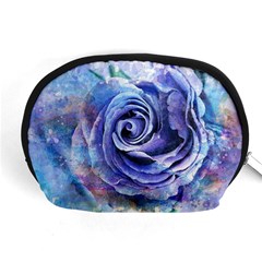 Watercolor-rose-flower-romantic Accessory Pouch (Medium)