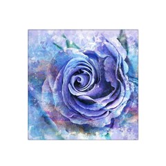 Watercolor-rose-flower-romantic Satin Bandana Scarf