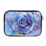 Watercolor-rose-flower-romantic Apple MacBook Pro 17  Zipper Case Front