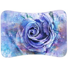 Watercolor-rose-flower-romantic Velour Seat Head Rest Cushion