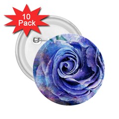 Watercolor-rose-flower-romantic 2 25  Buttons (10 Pack)  by Sapixe