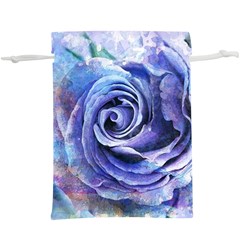 Watercolor-rose-flower-romantic  Lightweight Drawstring Pouch (xl) by Sapixe