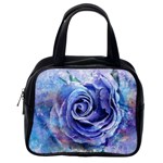 Watercolor-rose-flower-romantic Classic Handbag (One Side) Front