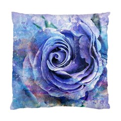 Watercolor-rose-flower-romantic Standard Cushion Case (two Sides) by Sapixe